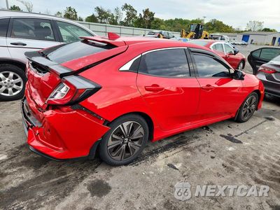 Trzecie zdjęcie samochodu z tyłu: 2017 HONDA CIVIC EX VIN:SHHFK7H56HU406566 - miniatura