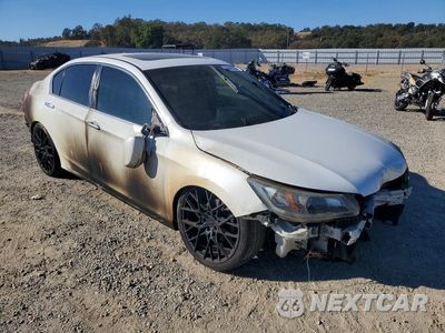 Czwarte zdjęcie samochodu z boku: 2015 HONDA ACCORD EXL VIN:1HGCR2F88FA113436 - miniatura