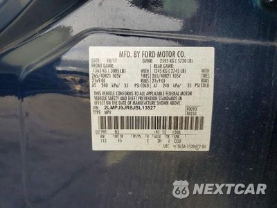 Zdjęcie 14 z 14 samochodu: 2018 LINCOLN MKX BLACK LABEL VIN:2LMPJ9JR8JBL13827 - miniatura