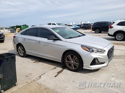 Czwarte zdjęcie samochodu z boku: 2018 HYUNDAI SONATA SEL VIN:5NPE34AF2JH622823 - miniatura