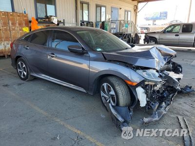 Czwarte zdjęcie samochodu z boku: 2019 HONDA CIVIC LX VIN:2HGFC2F67KH590724 - miniatura