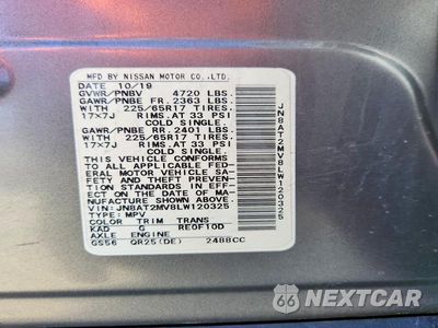 Zdjęcie 13 z 13 samochodu: 2020 NISSAN ROGUE SV VIN:JN8AT2MV8LW120325 - miniatura