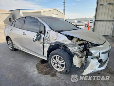 Czwarte zdjęcie samochodu z boku: 2018 TOYOTA PRIUS TWO VIN:JTDKBRFU8J3083355 - miniatura