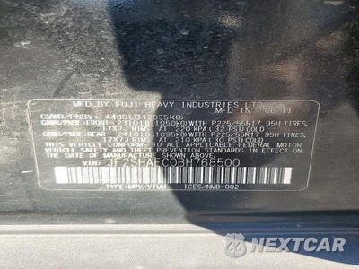 Zdjęcie 12 z 12 samochodu: 2011 SUBARU FORESTER LIMITED VIN:JF2SHAEC0BH768500 - miniatura