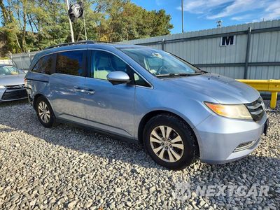 Czwarte zdjęcie samochodu z boku: 2014 HONDA ODYSSEY EXL VIN:5FNRL5H60EB072443 - miniatura