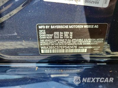 Zdjęcie 12 z 12 samochodu: 2014 BMW 328 XI SULEV VIN:WBA3B5C57EP542476 - miniatura