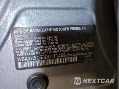 Zdjęcie 12 z 12 samochodu: 2013 BMW 528 XI VIN:WBAXH5C53DD111469 - miniatura