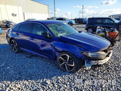 Czwarte zdjęcie samochodu z boku: 2022 HONDA ACCORD SPORT SE VIN:1HGCV1F40NA022565 - miniatura