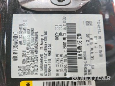 Zdjęcie 12 z 12 samochodu: 2017 FORD MUSTANG VIN:1FA6P8AM6H5316240 - miniatura
