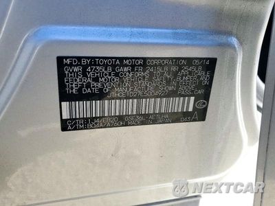 Zdjęcie 12 z 12 samochodu: 2014 LEXUS IS 350 VIN:JTHCE1D27E5004927 - miniatura