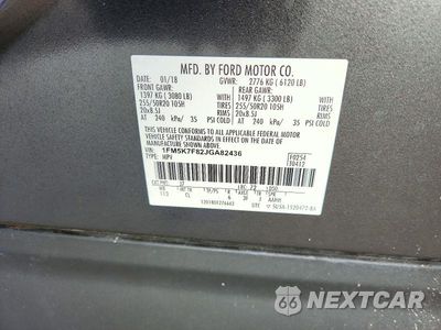 Zdjęcie 13 z 13 samochodu: 2018 FORD EXPLORER LIMITED VIN:1FM5K7F82JGA82436 - miniatura