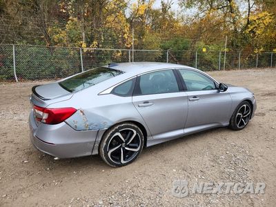 Trzecie zdjęcie samochodu z tyłu: 2022 HONDA ACCORD HYBRID SPORT VIN:1HGCV3F26NA022810 - miniatura