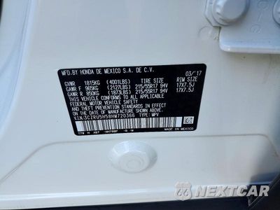 Zdjęcie 13 z 13 samochodu: 2017 HONDA HR-V EX VIN:3CZRU5H58HM720366 - miniatura