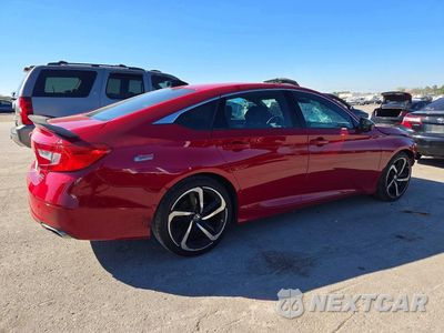 Trzecie zdjęcie samochodu z tyłu: 2021 HONDA ACCORD SPORT VIN:1HGCV2F3XMA016039 - miniatura