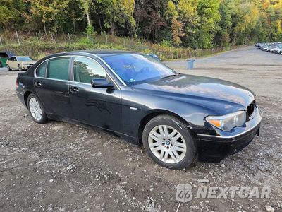 Czwarte zdjęcie samochodu z boku: 2002 BMW 745 LI VIN:WBAGN63452DR03707 - miniatura