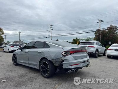 Trzecie zdjęcie samochodu z tyłu: 2021 KIA K5 GT LINE VIN:5XXG64J23MG018095 - miniatura