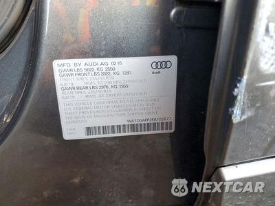 Zdjęcie 13 z 13 samochodu: 2015 AUDI Q5 PREMIUM PLUS VIN:WA1DGAFP2FA102677 - miniatura