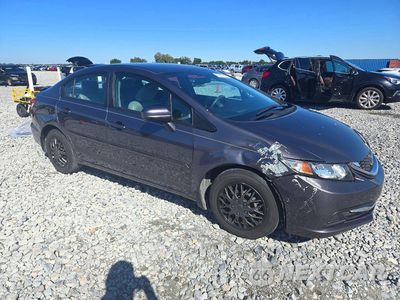 Czwarte zdjęcie samochodu z boku: 2014 HONDA CIVIC LX VIN:19XFB2F58EE008482 - miniatura
