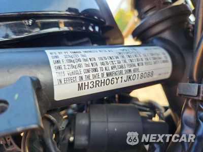 Zdjęcie 9 z 9 samochodu: 2018 YAMAHA YZFR3 VIN:MH3RH06Y1JK018088 - miniatura