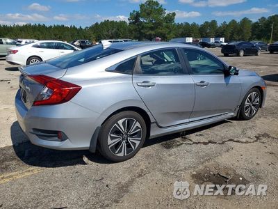 Trzecie zdjęcie samochodu z tyłu: 2017 HONDA CIVIC EX VIN:19XFC1F39HE007640 - miniatura