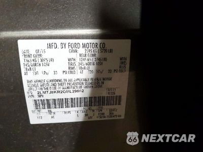 Zdjęcie 13 z 13 samochodu: 2016 LINCOLN MKX SELECT VIN:2LMTJ8KR2GBL29862 - miniatura