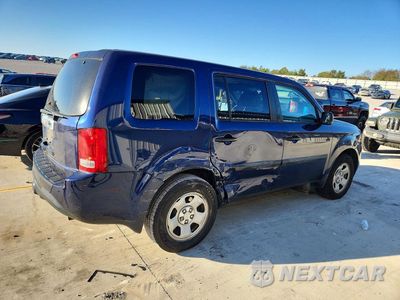 Trzecie zdjęcie samochodu z tyłu: 2013 HONDA PILOT LX VIN:5FNYF3H21DB027367 - miniatura