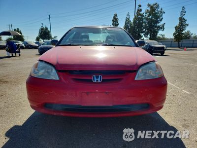 Piąte zdjęcie samochodu w środku: 2001 HONDA CIVIC LX VIN:1HGEM22581L077487 - miniatura