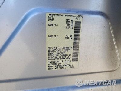 Zdjęcie 13 z 13 samochodu: 2015 NISSAN LEAF SV VIN:1N4AZ0CP3FC313611 - miniatura