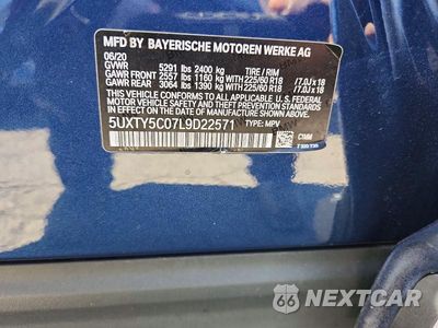 Zdjęcie 13 z 13 samochodu: 2020 BMW X3 XDRIVE30I VIN:5UXTY5C07L9D22571 - miniatura