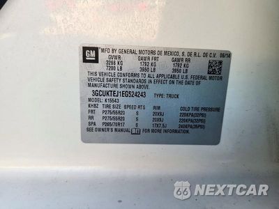 Zdjęcie 12 z 12 samochodu: 2014 CHEVROLET SILVERADO K1500 HIGH COUNTRY VIN:3GCUKTEJ1EG524243 - miniatura