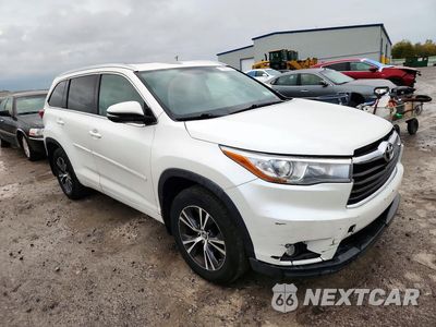 Czwarte zdjęcie samochodu z boku: 2016 TOYOTA HIGHLANDER XLE VIN:5TDJKRFH4GS233550 - miniatura