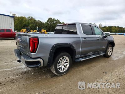 Trzecie zdjęcie samochodu z tyłu: 2019 GMC SIERRA K1500 SLT VIN:3GTU9DED1KG163927 - miniatura