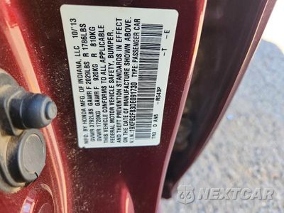 Zdjęcie 12 z 12 samochodu: 2013 HONDA CIVIC EX VIN:19XFB2F83DE091730 - miniatura