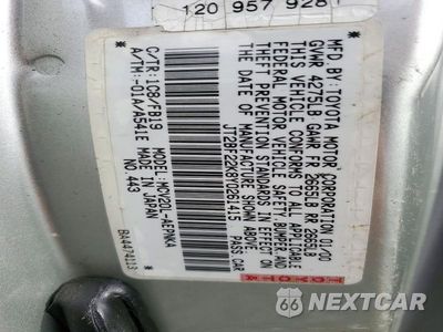 Zdjęcie 13 z 13 samochodu: 2000 TOYOTA CAMRY LE V6 VIN:JT2BF22K8Y0261415 - miniatura
