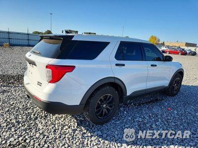 Trzecie zdjęcie samochodu z tyłu: 2020 FORD EXPLORER POLICE INTERCEPTOR VIN:1FM5K8AB9LGB76454 - miniatura