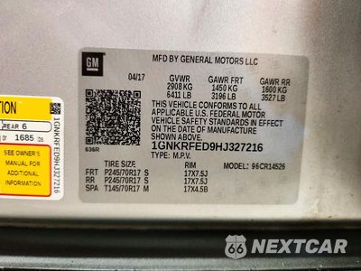 Zdjęcie 13 z 13 samochodu: 2017 CHEVROLET TRAVERSE LS VIN:1GNKRFED9HJ327216 - miniatura