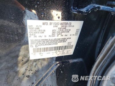 Zdjęcie 12 z 12 samochodu: 2013 FORD EDGE SEL VIN:2FMDK3J9XDBC37332 - miniatura