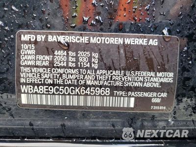 Zdjęcie 12 z 12 samochodu: 2016 BMW 328 I SULEV VIN:WBA8E9C50GK645968 - miniatura
