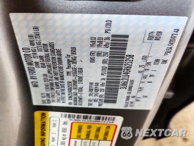 Zdjęcie 12 z 12 samochodu: 2016 LINCOLN MKZ HYBRID VIN:3LN6L2LU4GR625258 - miniatura