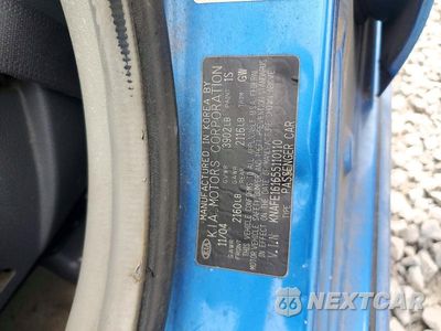 Zdjęcie 13 z 13 samochodu: 2005 KIA SPECTRA SPECTRA5 VIN:KNAFE161655110110 - miniatura
