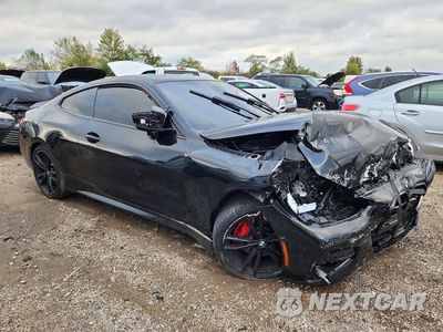 Czwarte zdjęcie samochodu z boku: 2021 BMW M440XI VIN:WBA13AR07MCF69324 - miniatura