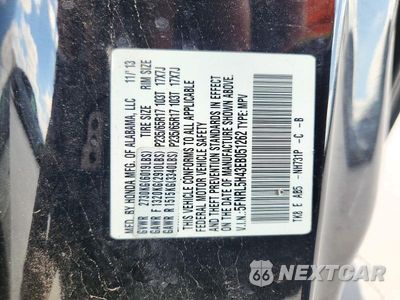 Zdjęcie 13 z 13 samochodu: 2014 HONDA ODYSSEY EX VIN:5FNRL5H43EB051262 - miniatura