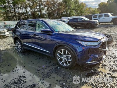 Czwarte zdjęcie samochodu z boku: 2022 ACURA MDX TECHNOLOGY VIN:5J8YE1H48NL019047 - miniatura