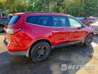 Trzecie zdjęcie samochodu z tyłu: 2014 CHEVROLET TRAVERSE LT VIN:1GNKRHKD2EJ108156 - miniatura