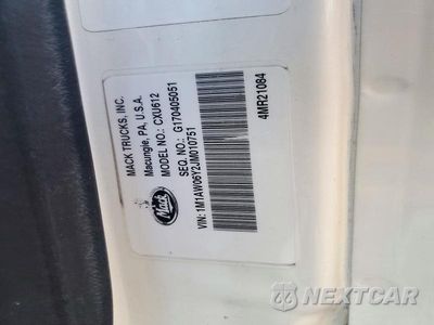 Zdjęcie 11 z 13 samochodu: 2018 MACK 600 CXU600 VIN:1M1AW06Y2JM010751 - miniatura