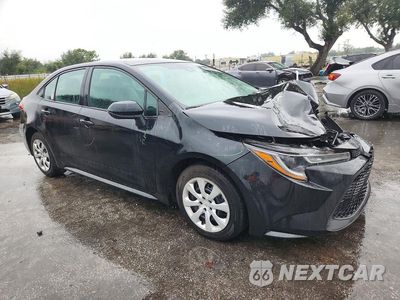 Czwarte zdjęcie samochodu z boku: 2021 TOYOTA COROLLA LE VIN:5YFEPMAE0MP179106 - miniatura