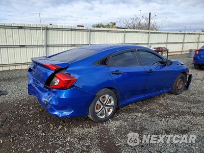 Trzecie zdjęcie samochodu z tyłu: 2018 HONDA CIVIC LX VIN:2HGFC2F51JH529228 - miniatura