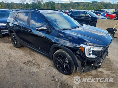 Czwarte zdjęcie samochodu z boku: 2022 GMC TERRAIN SLE VIN:3GKALTEV7NL207243 - miniatura