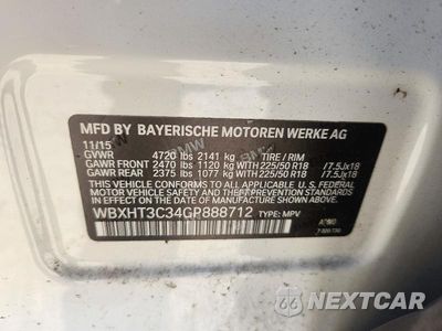 Zdjęcie 13 z 13 samochodu: 2016 BMW X1 XDRIVE28I VIN:WBXHT3C34GP888712 - miniatura