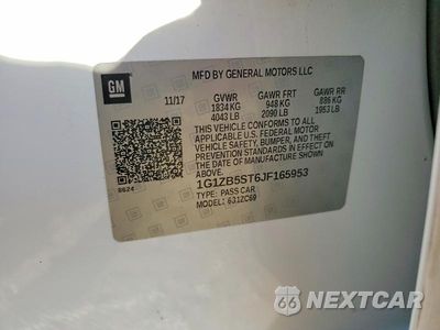 Zdjęcie 12 z 12 samochodu: 2018 CHEVROLET MALIBU LS VIN:1G1ZB5ST6JF165953 - miniatura